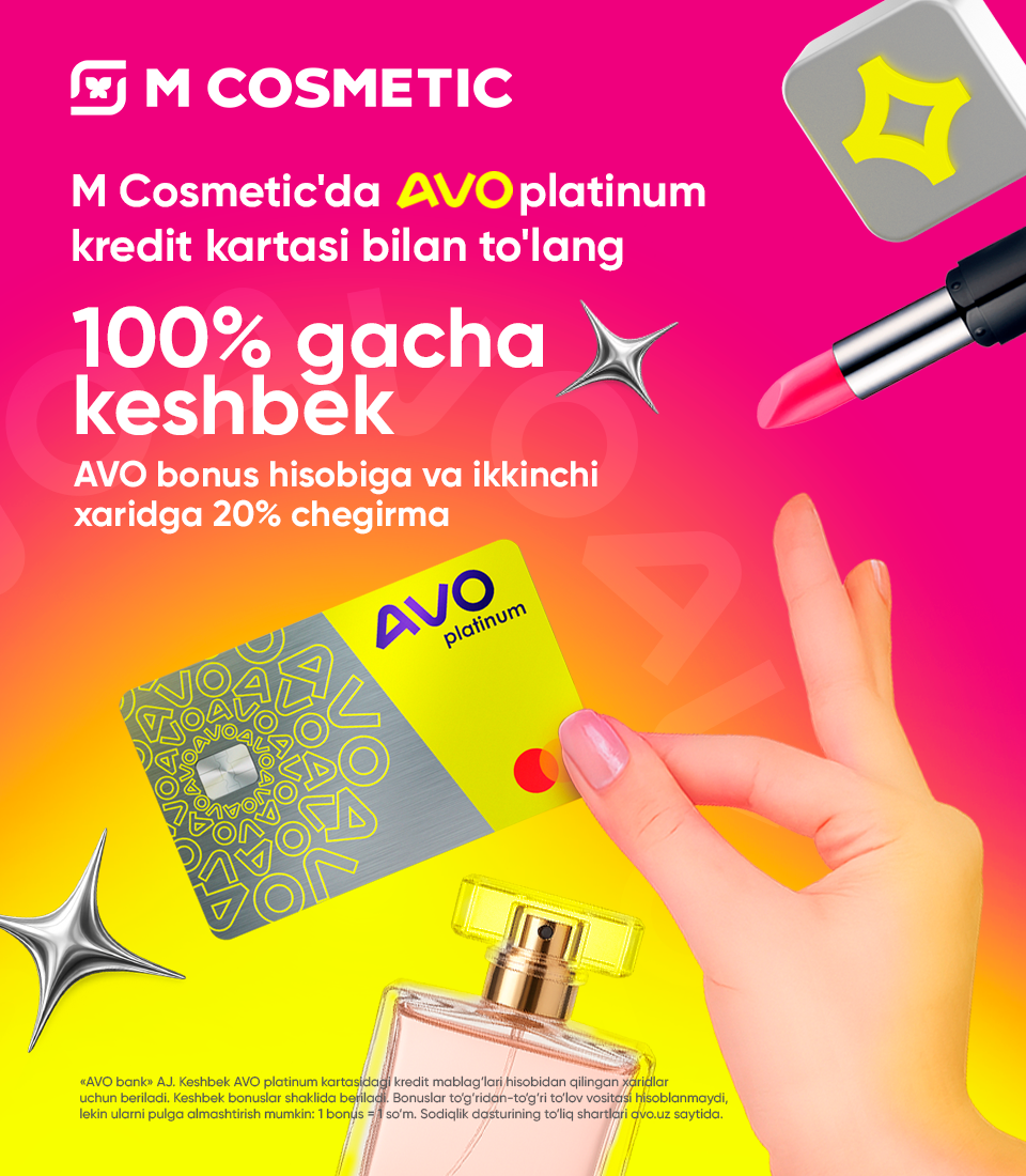 Aksiya Avo Platinum va M Cosmetic