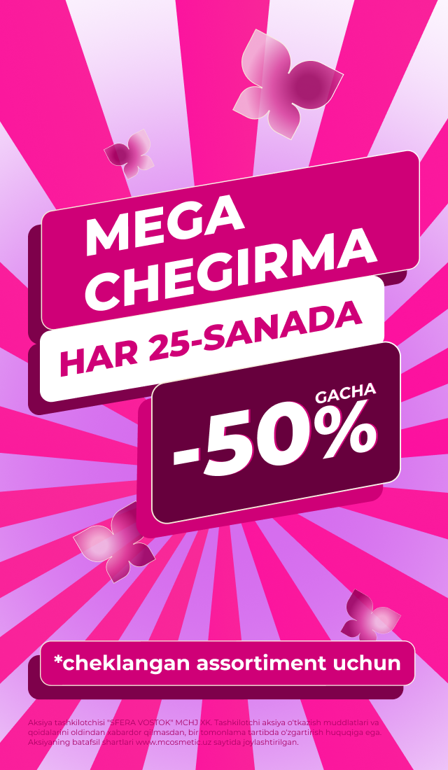 Aksiya M Cosmeticda Go‘zallik kuni